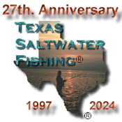 Texas Saltwater Fishing is celebrating 23 years of being on the world wide web .